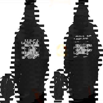 Guinea Pig Dad Zip Up Hoodie Back Print | Mazezy