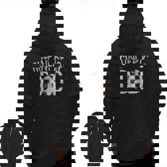Guinea Pig Dad Guinea Pig Lover Zip Up Hoodie Back Print | Mazezy