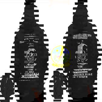 Helicopter Anti-Submarine Squadron 11 Hs Zip Up Hoodie Back Print | Mazezy