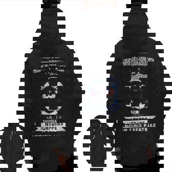 Helicopter Anti-Submarine Squadron 5 Hs Zip Up Hoodie Back Print | Mazezy