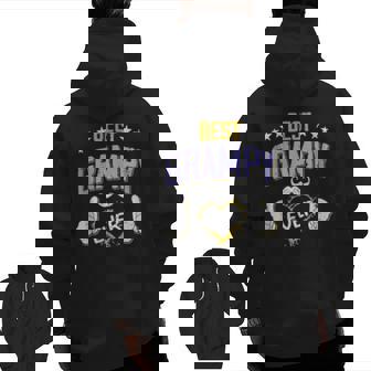 Mens Best Grampy Ever Personalized Grandpa Zip Up Hoodie Back Print | Mazezy