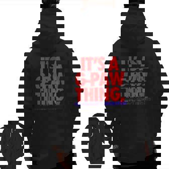 Mens It's A G-Paw Thing You Wouldn't Understand Zip Up Hoodie Back Print | Mazezy
