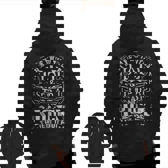 Mens I Have Two Titles Dad And Step Dad Fathers Day Shirt Zip Up Hoodie Back Print | Mazezy