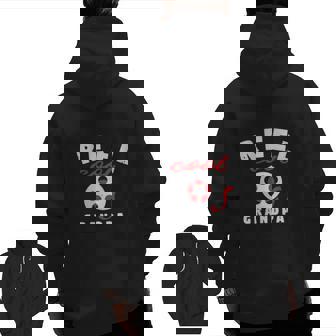 Reel Cool Grandpa Zip Up Hoodie Back Print | Mazezy