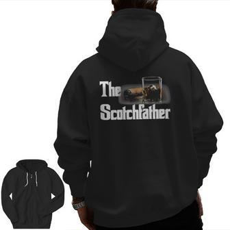 The Scotch Father Whiskey Lover From Her Classic Zip Up Hoodie Back Print | Mazezy AU