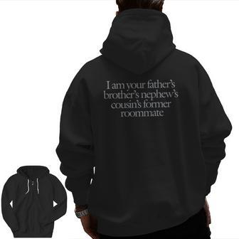 Spaceballs I Am Your Father Essential Zip Up Hoodie Back Print | Mazezy