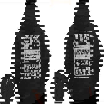 Spit Preworkout In My Mouth Retro Gym Fitness Workout Zip Up Hoodie Back Print | Mazezy