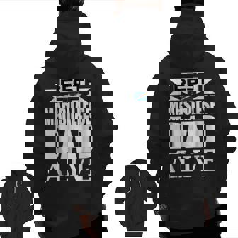Storecastle Best Marshallese Dad Alive Father's Zip Up Hoodie Back Print | Mazezy