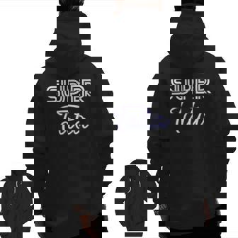 Super Tata Poland Father Apparel Polska Ojciec Polish Dad Zip Up Hoodie Back Print | Mazezy