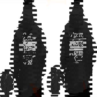 I Got My Swag From My Dad Vintage Text Zip Up Hoodie Back Print | Mazezy