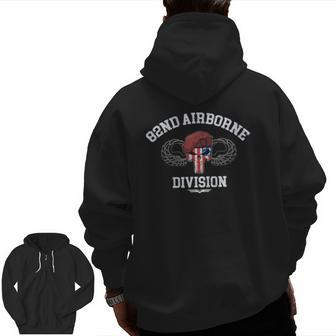 Us Army 82Nd Airborne Division Veterans Day Mens Dad Zip Up Hoodie Back Print | Mazezy
