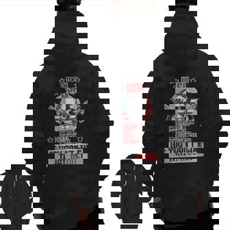 This Is Usa We Love Freedom We Drink Beer Skull Zip Up Hoodie Back Print | Mazezy