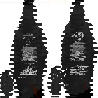 Uss Dupage Apa Zip Up Hoodie Back Print | Mazezy