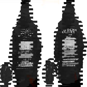 Uss Dutchess Apa Zip Up Hoodie Back Print | Mazezy