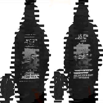 Uss Glynn Apa Zip Up Hoodie Back Print | Mazezy