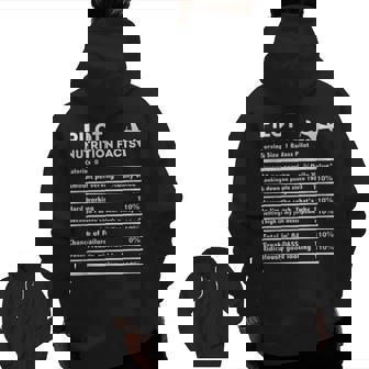 Veteran Pilot Nutrition Facts Idea For Dad Grandpa Zip Up Hoodie Back Print | Mazezy