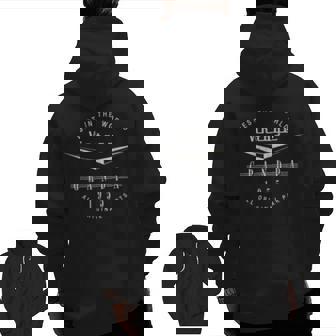 Vintage Grandpa Automotive 1955 Zip Up Hoodie Back Print | Mazezy