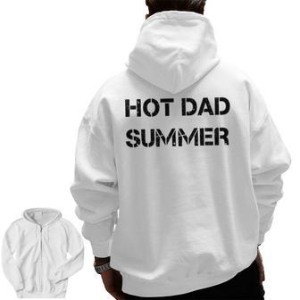 Alfonso Soriano Marquee Sports Network Hot Dad Summer Zip Up Hoodie Back Print | Mazezy