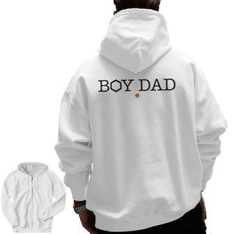 Mens Boy Dad Father's Day Zip Up Hoodie Back Print | Mazezy