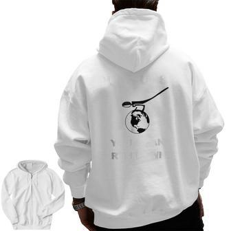 Push Up Gym Workout Fitness T Zip Up Hoodie Back Print | Mazezy