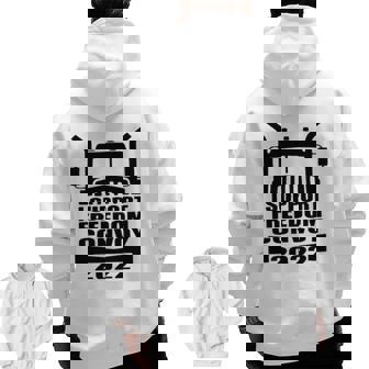 I Support Truckers Freedom Convoy 2022 Usa Canada Truckers Zip Up Hoodie Back Print | Mazezy