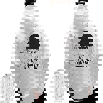 That’S Freaky Mashle Magic And Muscles Zip Up Hoodie Back Print | Mazezy