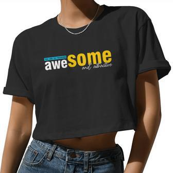 Awesome V4 Women Cropped T-shirt - Monsterry CA
