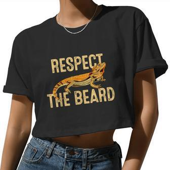 Bearded Dragon V3 Women Cropped T-shirt - Monsterry
