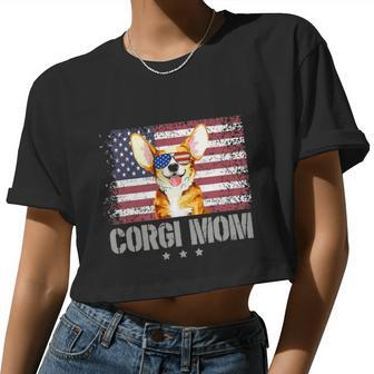 Best Corgi Mom Ever Dog Lover Pet Owner Puppy Mama Women Cropped T-shirt - Monsterry AU