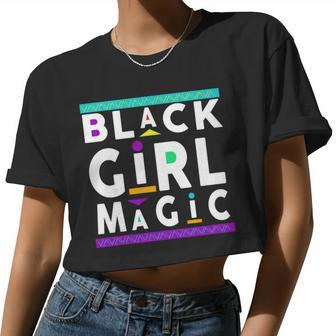 Black Girl Magic Tshirt V2 Women Cropped T-shirt - Monsterry