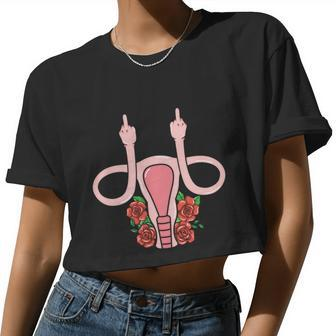 My Body My Choice V4 Women Cropped T-shirt - Monsterry