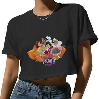 Channel The Proud Family Characters Women Cropped T-shirt - Monsterry UK