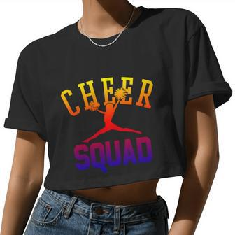 Cheer Squad Cheerleading Team Cheerleader Meaningful Women Cropped T-shirt - Monsterry