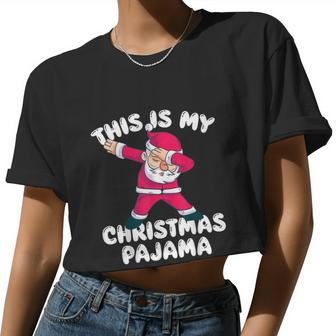 Christmas Pajama Shirts For Boys & Teen Girls Pajamas Women Cropped T-shirt - Monsterry AU