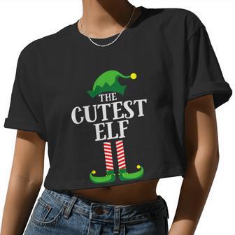 Cutest Elf Matching Family V2 Women Cropped T-shirt - Monsterry AU