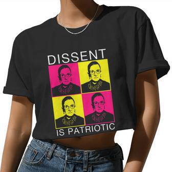 Dissent Is Patriotic Reproductive Rights Feminist Rights Women Cropped T-shirt - Monsterry AU