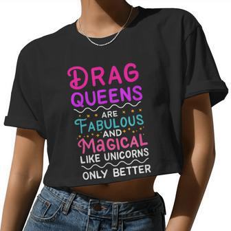 Drag Queen For Drag Performer Drag Queen Community Women Cropped T-shirt - Monsterry AU