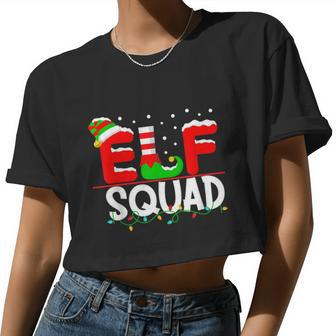 Elf Squad Christmas Matching Family Toddler Boy Girl V2 Women Cropped T-shirt - Monsterry UK