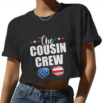 Family 4Th Of July Matching Cousin Crew Women Cropped T-shirt - Monsterry DE