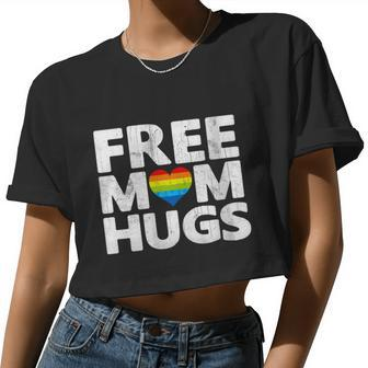 Free Mom Hugs V2 Women Cropped T-shirt - Monsterry AU