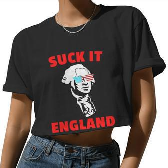 4Th Of July 2022 Shirt For Men Women George Washington Women Cropped T-shirt - Monsterry UK