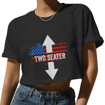 4Th Of July Dirty For Men Adult Humor Two Seater Tshirt Women Cropped T-shirt - Monsterry