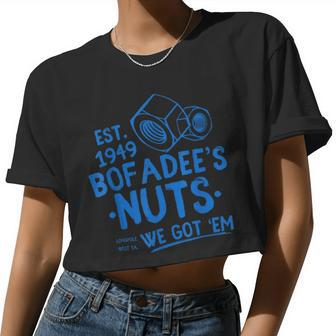 Bofadees Nuts We Got 'Em Men Women Women Cropped T-shirt - Monsterry