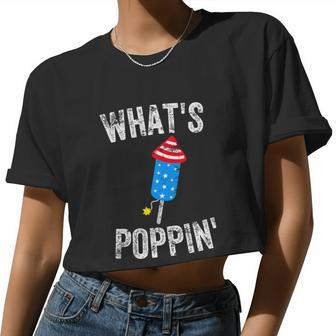 Firework 4Th Of July Summer V2 Women Cropped T-shirt - Monsterry