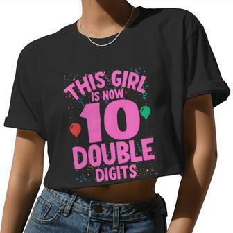 This Girl Is Now 10 Double Digits Women Cropped T-shirt - Monsterry CA