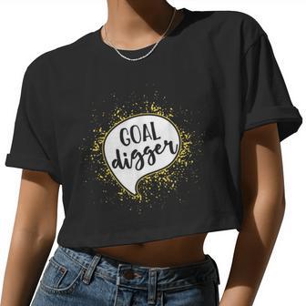 Girl Boss Cothing Goal Digger Women Cropped T-shirt - Monsterry AU