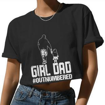 Girl Dad V5 Women Cropped T-shirt - Monsterry UK