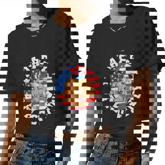 Happy 4Th Of July American Flag Plus Size Shirt For Men Women Family And Women Cropped T-shirt - Monsterry