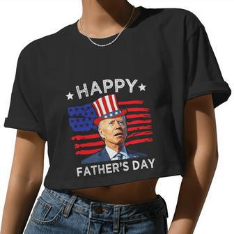Happy Biden 4Th Of July Father's Day Women Cropped T-shirt - Monsterry