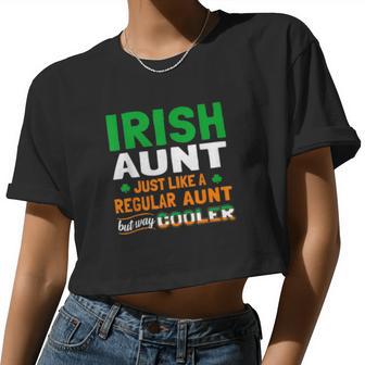 Holiday 365 St Patricks Day Irish Aunt Women Cropped T-shirt - Monsterry UK